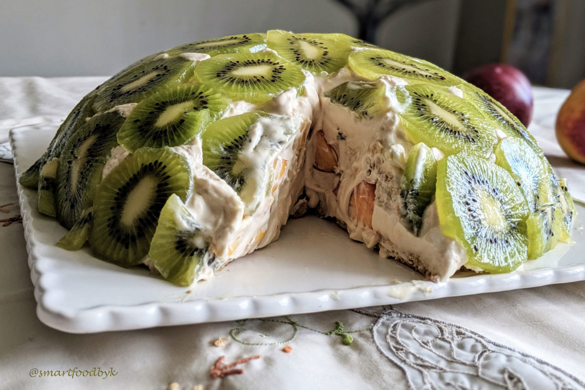 Creamy Kiwi Cake. Gâteau crémeux au kiwi.