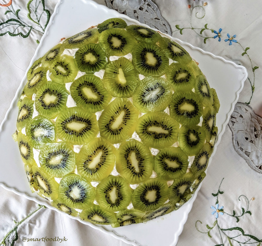 Gâteau crémeux au kiwi