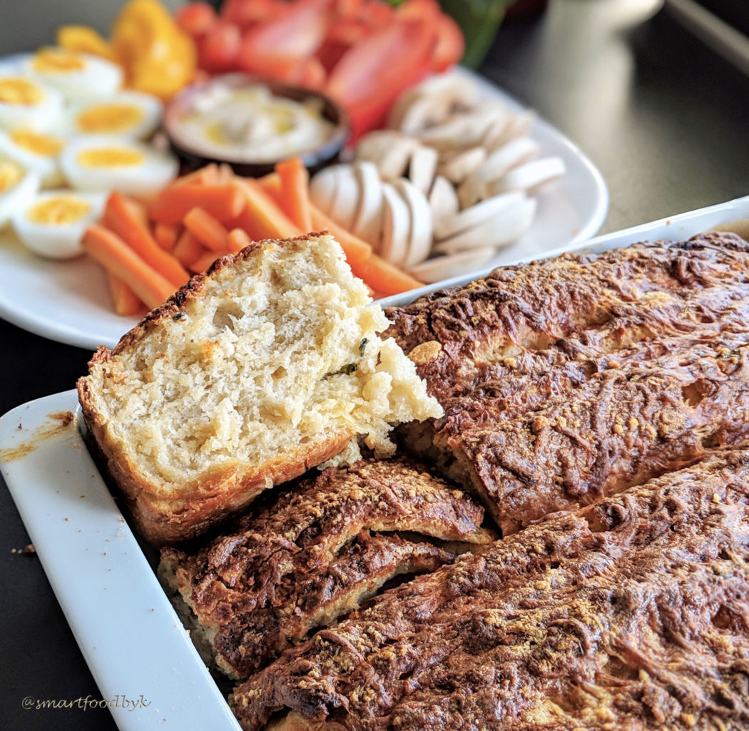 Most decadent cheese and garlic bread