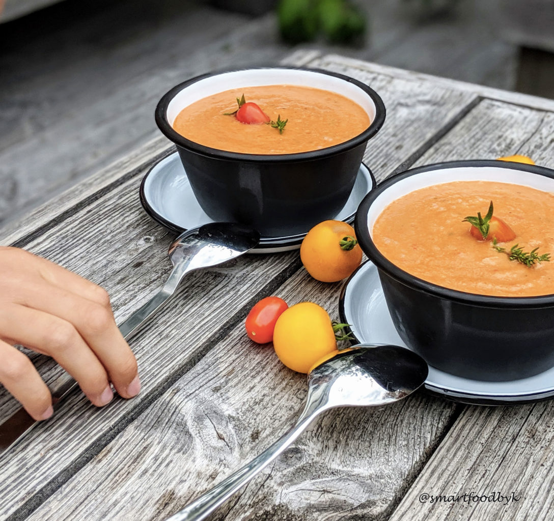 Gazpacho, cool soup for hot days