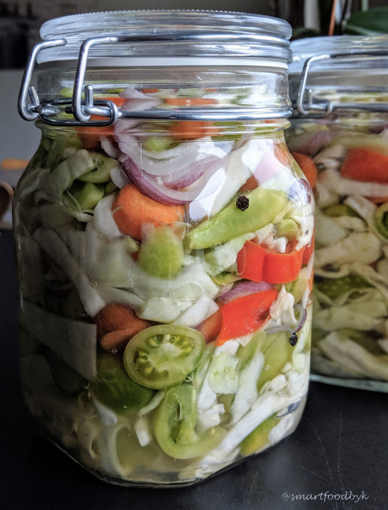 Vitamin packed colourful pickled salad