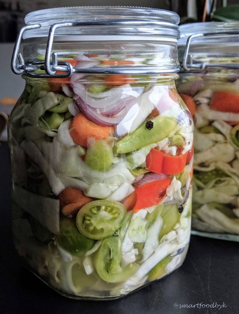 Salade marinée, haute en couleurs et en vitamines