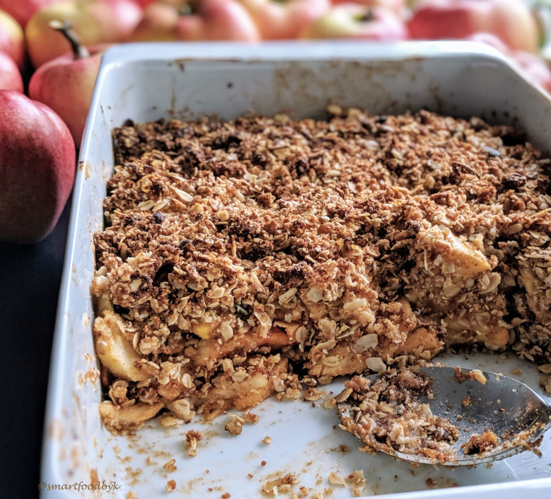 Next level apple granola-like crumble