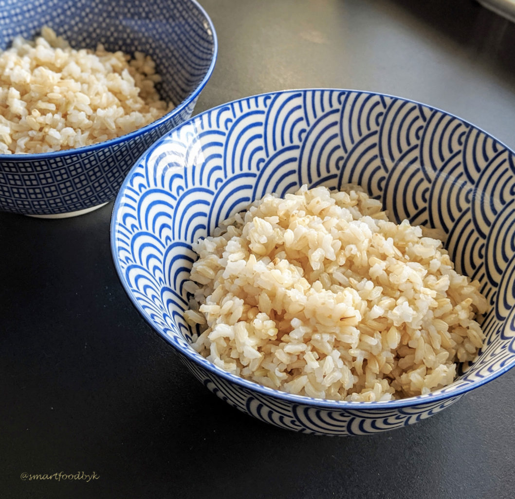 Riz complet. Wholegrain rice.