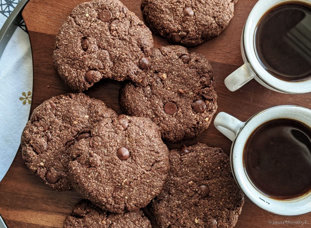 Vegan chocolat chip cookies. Cookies aux pépites de choco vegan.