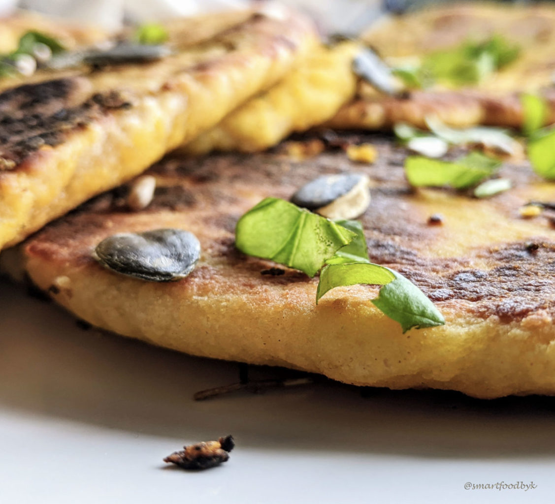 Softest deliciously plant-based garlic naans