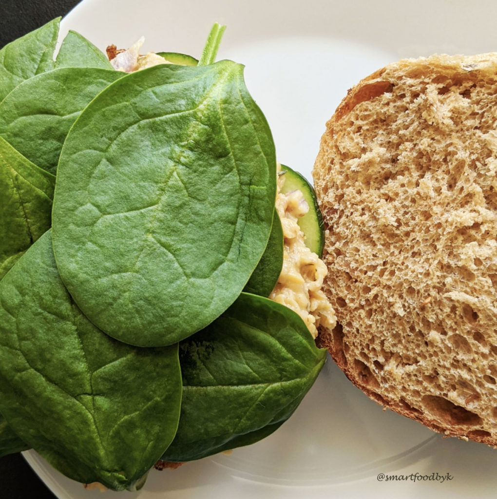 Plant-based tuna sandwich - step 3. Sandwich au thon végétal - étape 3.